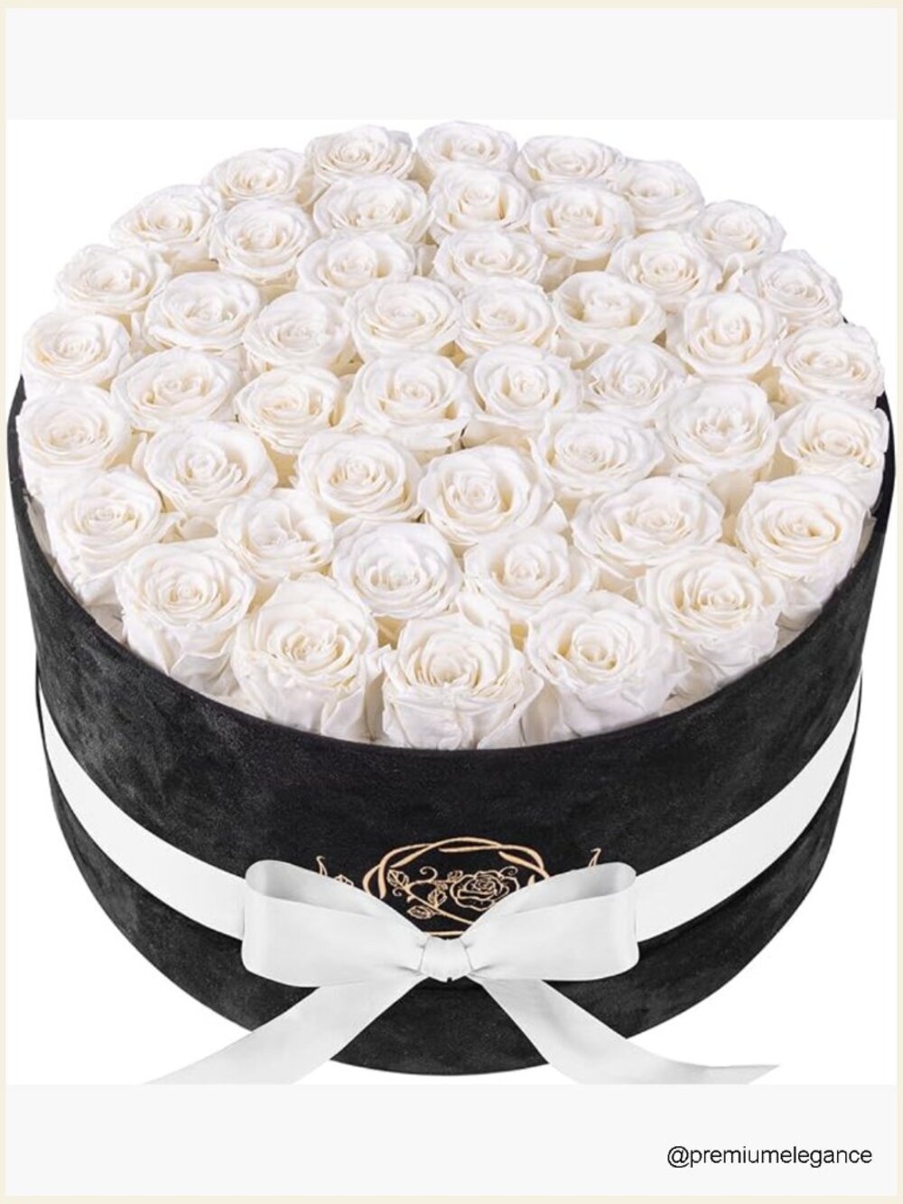 47 Luxury Suede Box Preserved Flowers Birthday Gift